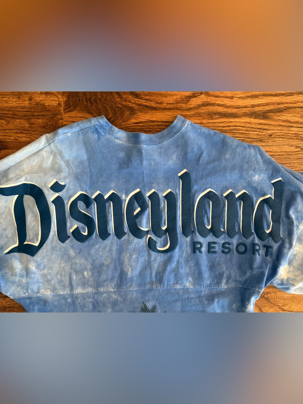 Disney Spirit Jersey Stitch Hawaiian blue tie dye Disneyland shirt size XS - Picture 8 of 8